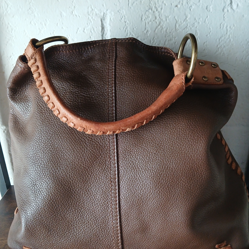 Lucky Brand Brown Leather Shoulder Bag